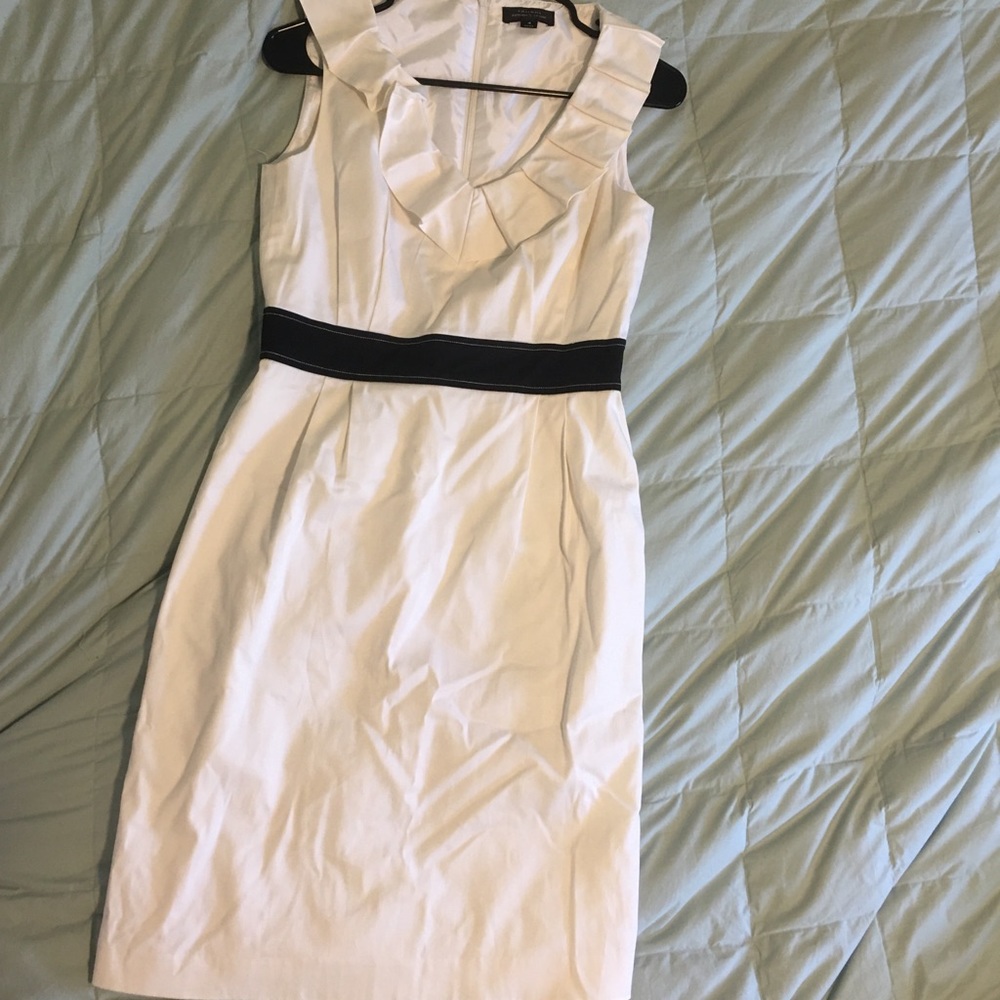 Tahari Arthur S. Levine Cream Dress
